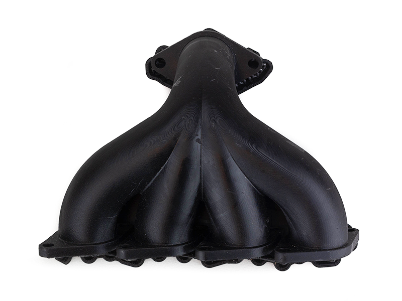 Uma peça impressa em 3D com a resina Stone Coal Black